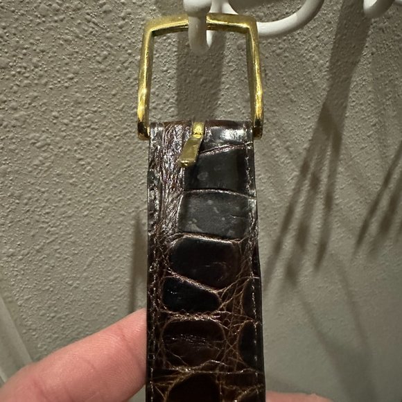 Jos Bank Alligator Belt Size 38 - Picture 2 of 4